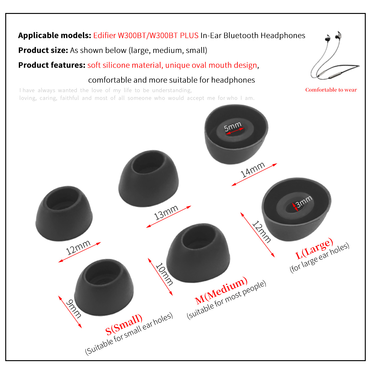 6Pcs Silicone Ear Tips for Edi - Anker Speaker Soundcore Boom 2 ulasan dan harga