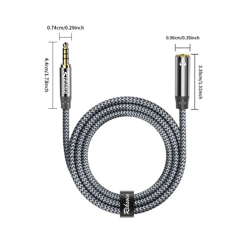 Riksoin 3.5mm Headphone Extens - Cable Extension 3.5 ulasan dan harga