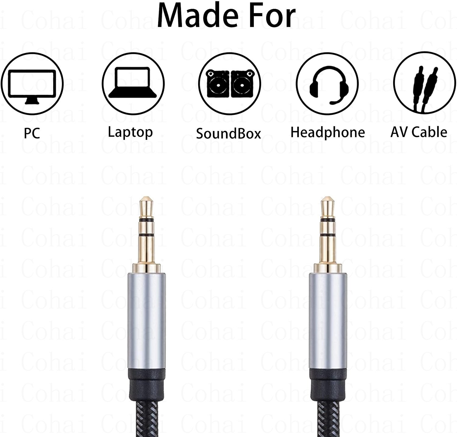 3.5mm Jack Audio Cable Jack 3. - Cable Extension 3.5 ulasan dan harga