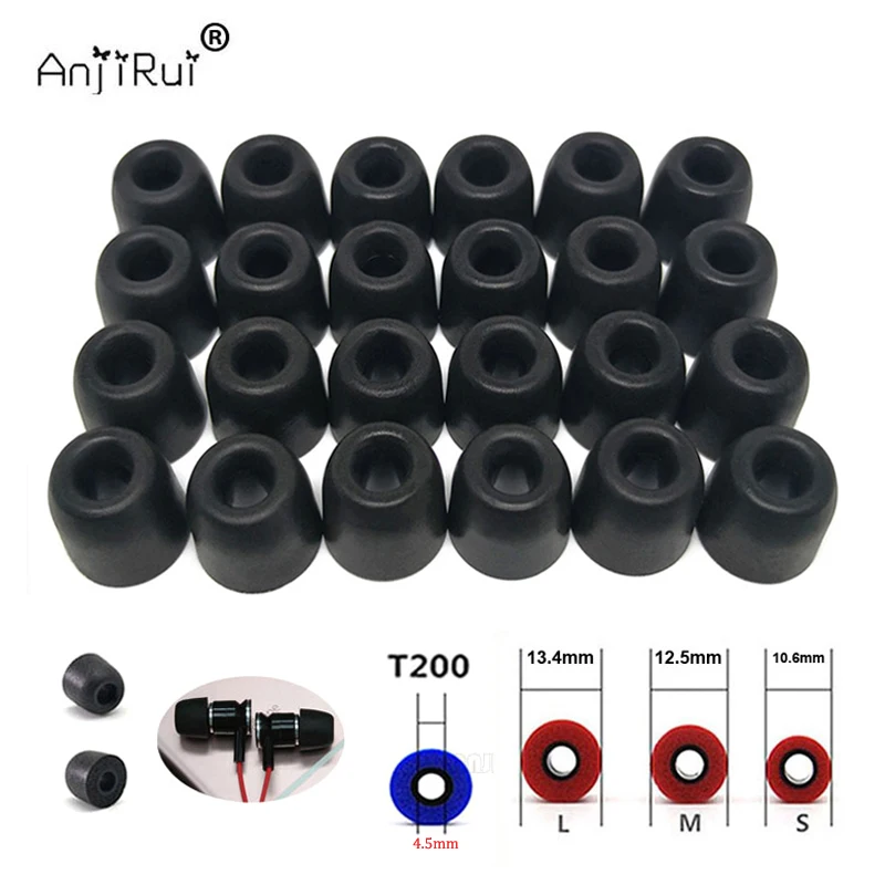 12Pair ANJIRUI Memory Foam Ear - Earphone Foam Tip ulasan dan harga