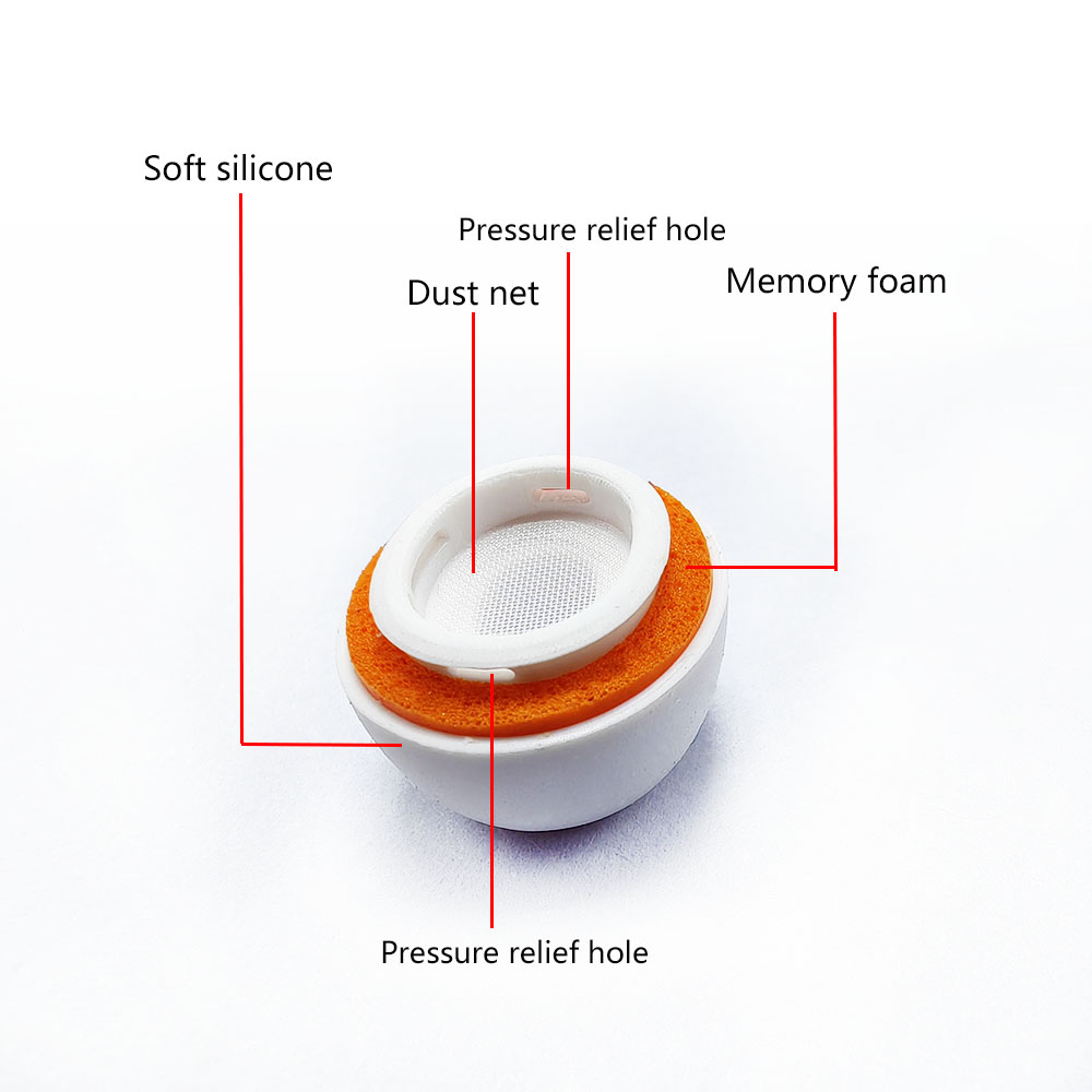 1 Pairs Memory Foam Ear Tips f - Earphone Foam Tip ulasan dan harga