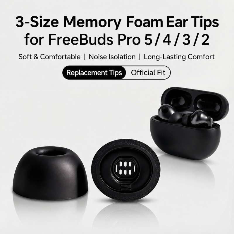 Three-layer Memory Foam Ear Ti - Earphone Foam Tip ulasan dan harga